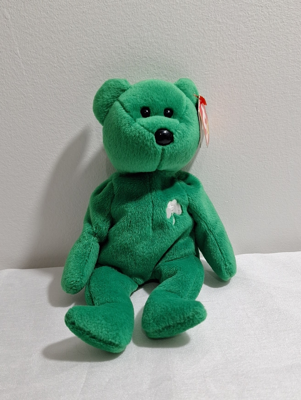 ERIN The Green Bear Ty Plush